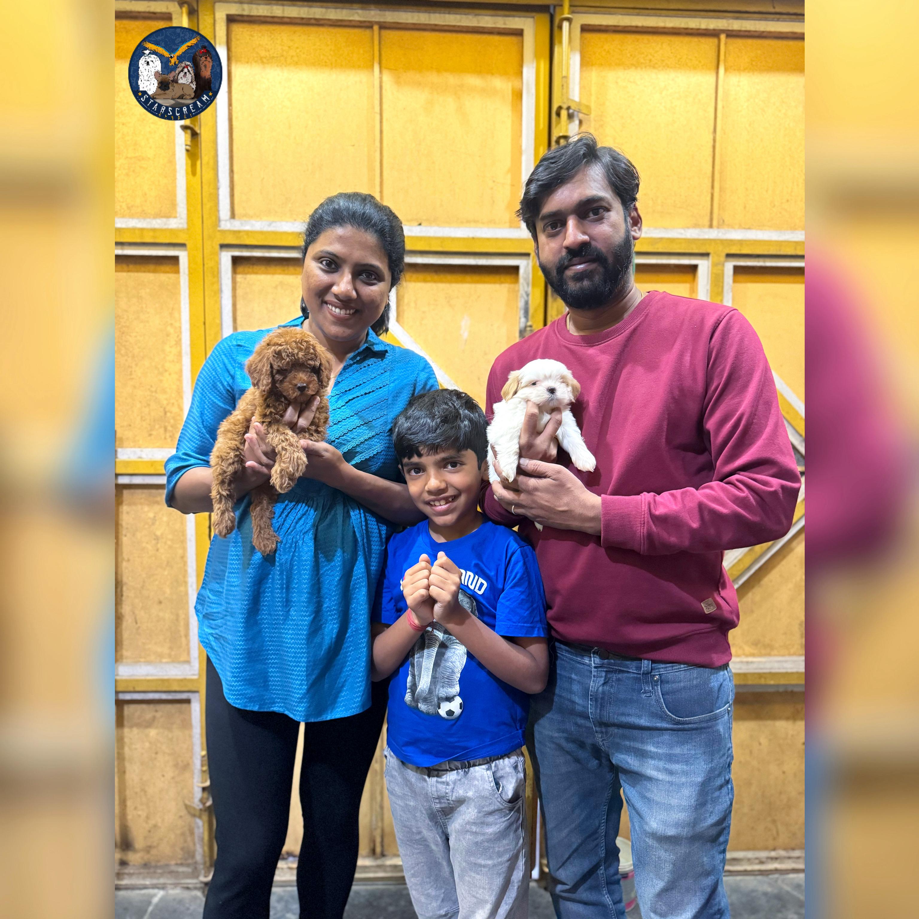 Happy Starscream's Kennel client from Bangalore